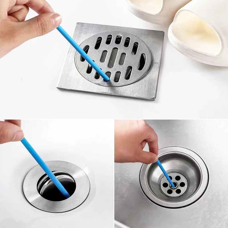 Kitchen Sink Sewer Cleaning Agent Remove Oil Pollution Washbasin Toilet Bathtub Pipe Cleaning Sticks Household Cleaning Products