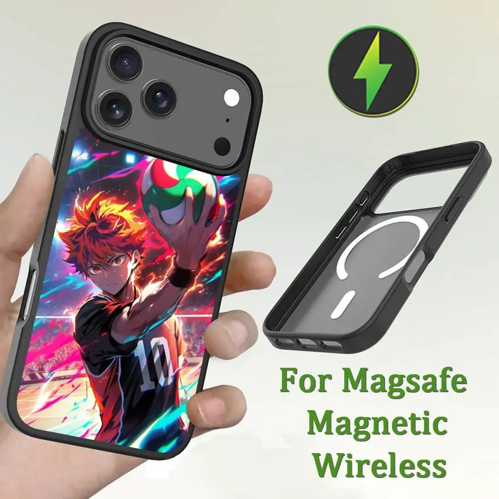 حافظة هاتف رائعة H-Haikyuus K-Karasuno لهاتف iPhone 13,12,11,16,15,17,14,Pro,Max,Plus,Mini,Magsafe,شحن لاسلكي مغناطيسي #2
