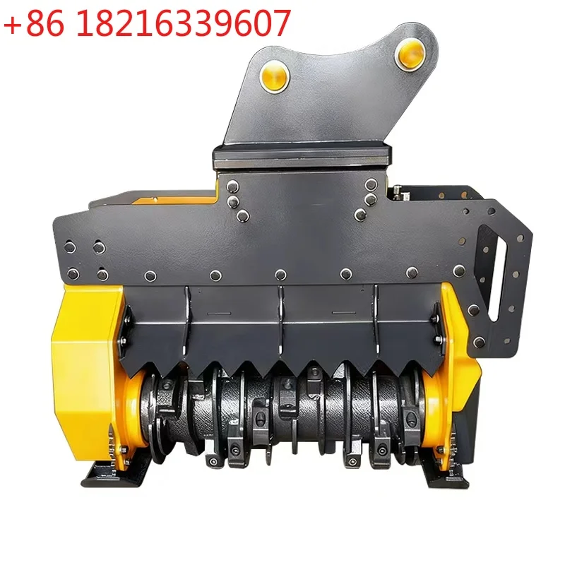 YAO Customized Excavator Mulcher Attachment - Hydraulic Brush Cutter for Forestry Demolition Construction