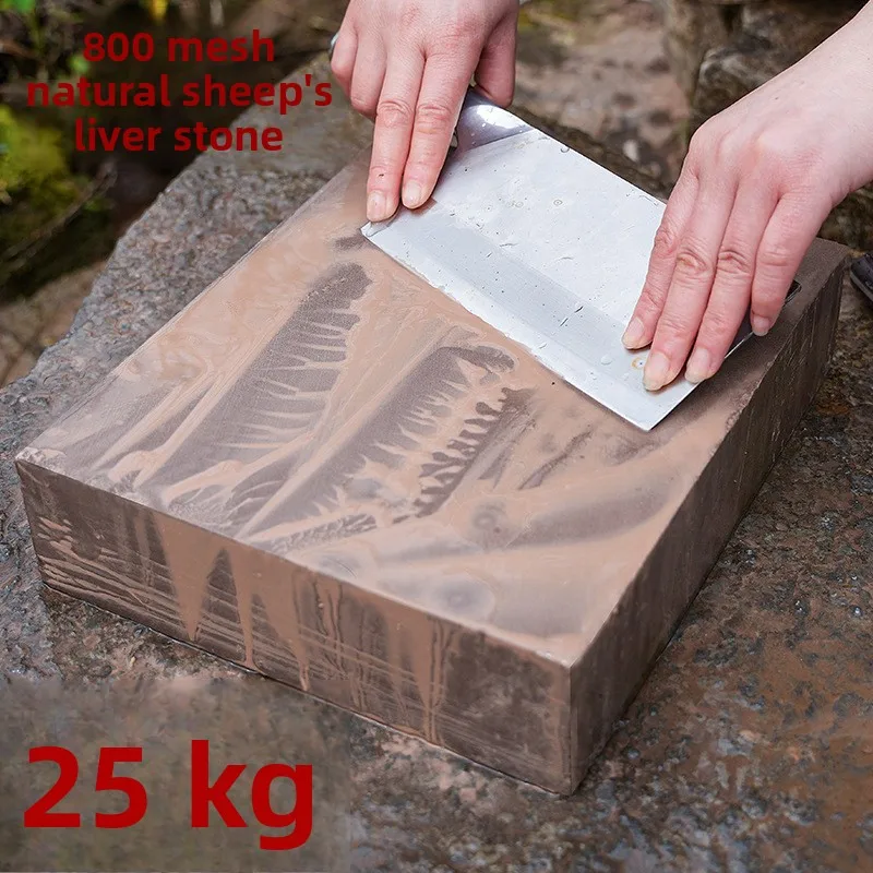 Natural Rock Whetstone Sharpener Traditional Style Kitchen Knife Grinding Stone for Home Use Non-Tarnishing Short Sleeve Tee