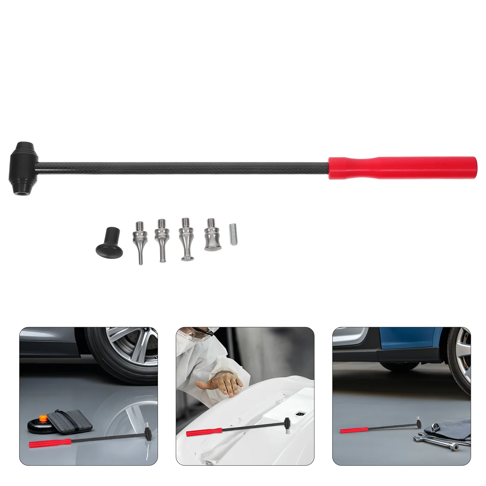 

1Set No Paint Hammer Kit Bodywork Hail Ding Remover Sheet Metal Fixer Tool Tool Kits