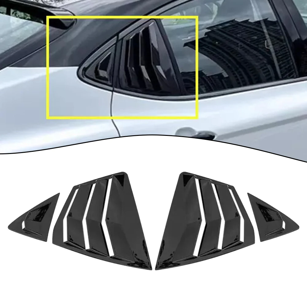 Glossy Black Side Vent Window Scoop Louver Trim for Toyota For Camry 2025 2026 for instant Upgrade Easy Installation