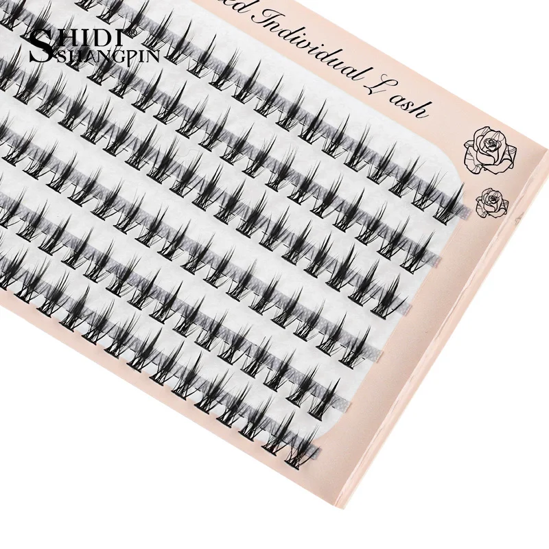 1 Box Wimpernverlängerungs-Bundles, vorgefertigte C-Curl-Wimpern, natürliche Cluster-Wimpern, Einzelwimpern, Make-up-Tool, Faux Cils XMX – Detail 8