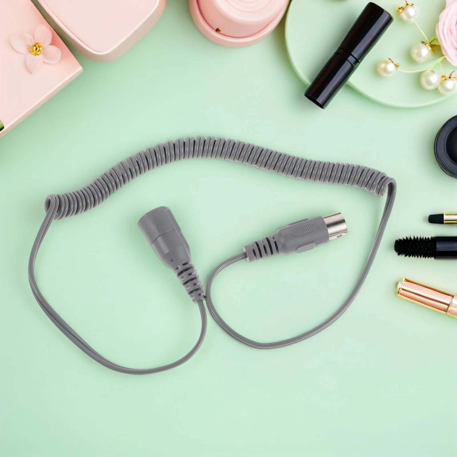 2pcs Drill Motor Cord Replacement Gray 30000Rpm High Speed Compatible With Electric Drill Machine Nail Machine Accessories -