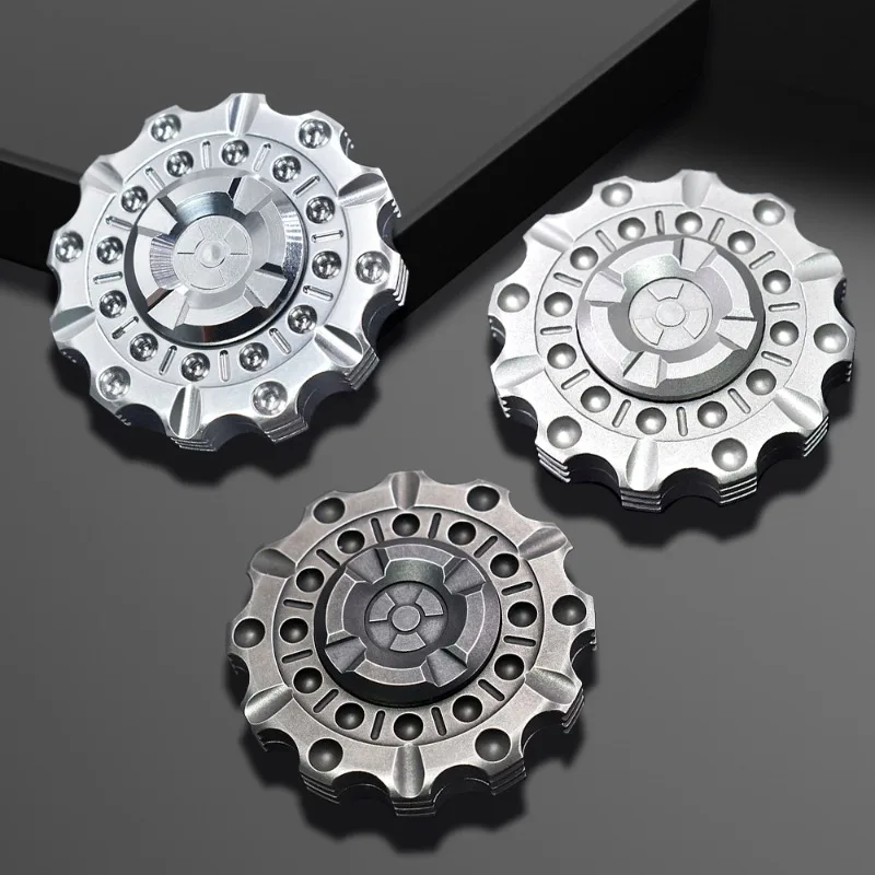 YHEDC Engrenagem Circular Mármores de Aço Inoxidável Fidget Giroscópio Descompressão Brinquedo de Mesa