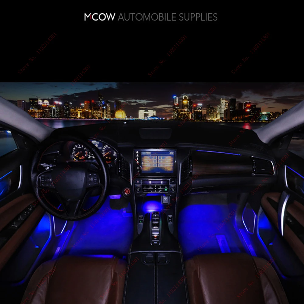 

Ambient Light 64 Colors for 2017-2021 Honda URV Crown Road Car Atmosphere Lamp Full Atmosphere Lamp Car Interior Modification