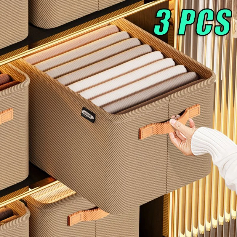 1/2/3PCS Collapsible Clothing Organizer Closet Clothes Pants Storage Organizer Closet Organizer Drawer Organizer Toy Storage