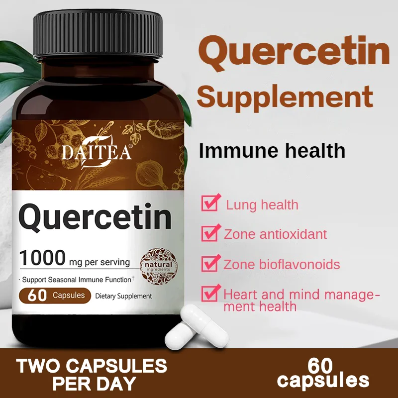 Quercetin Supplement - Nutritional supplement to support the immune system, antioxidant and enzyme activity