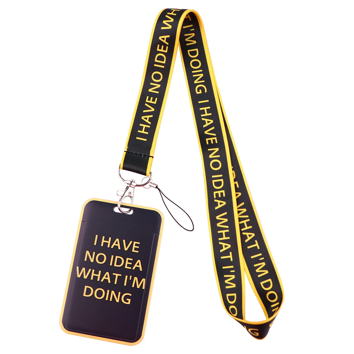 

Lanyard For Key Chain ID Credit Card Cover Pass Mobile Phone Charm Neck Straps Badge Holder Key Ring Novel Accessories