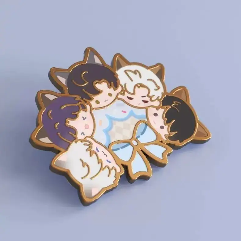 Love and Deepspace Xavier Zayne Badges Anime Cute Brooches Lapel Pin DIY Backpack Hat Accessories Collectible Birthday Gifts