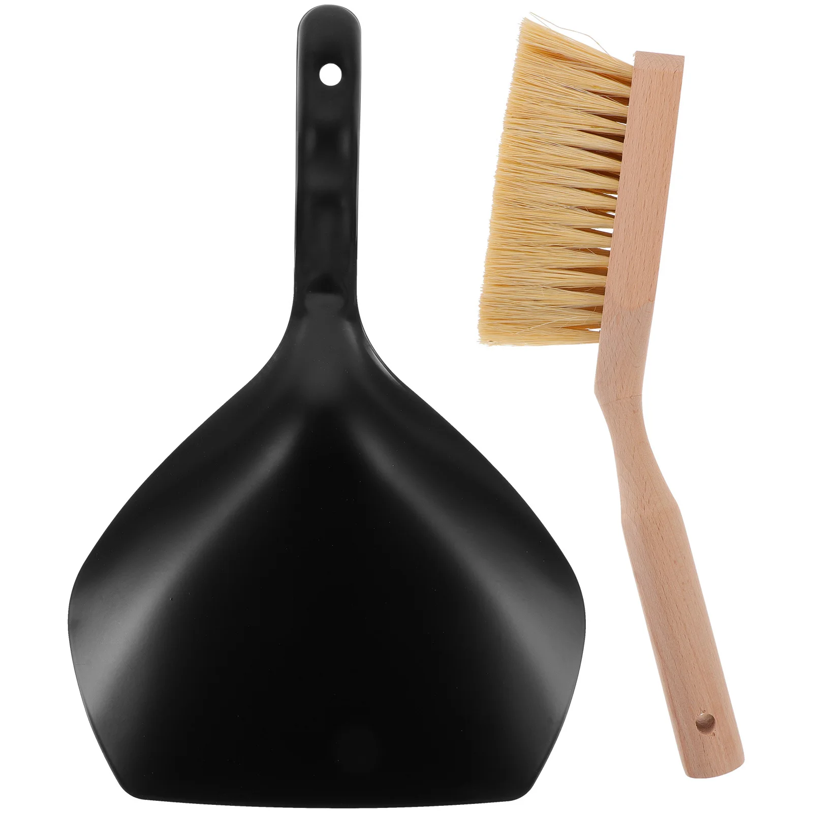 

1Set Mini Broom Dustpan Set Small Size Durable Wood Desktop Keyboard Cleaning Portable Handheld Brush Household Dustpan Cleaning