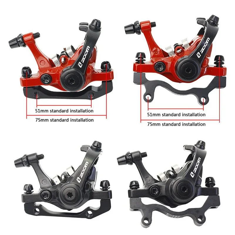 

Mountain Electric Bike Dual-Action Disc Brake Caliper DB680 Double-Adjustment Line-Pull Disc Brake for MTB and Road Bike