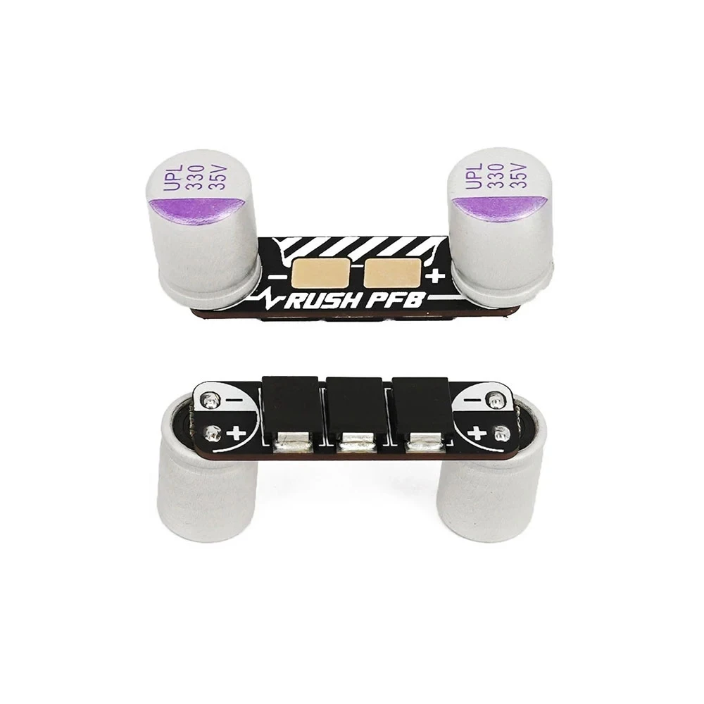 Rushfpv Rush Pfb Power Filter Board W/ 2pcs 35v 330uf Electric Capacity Compatible Blades 4in1 Brushless Esc For Rc Fpv Drone
