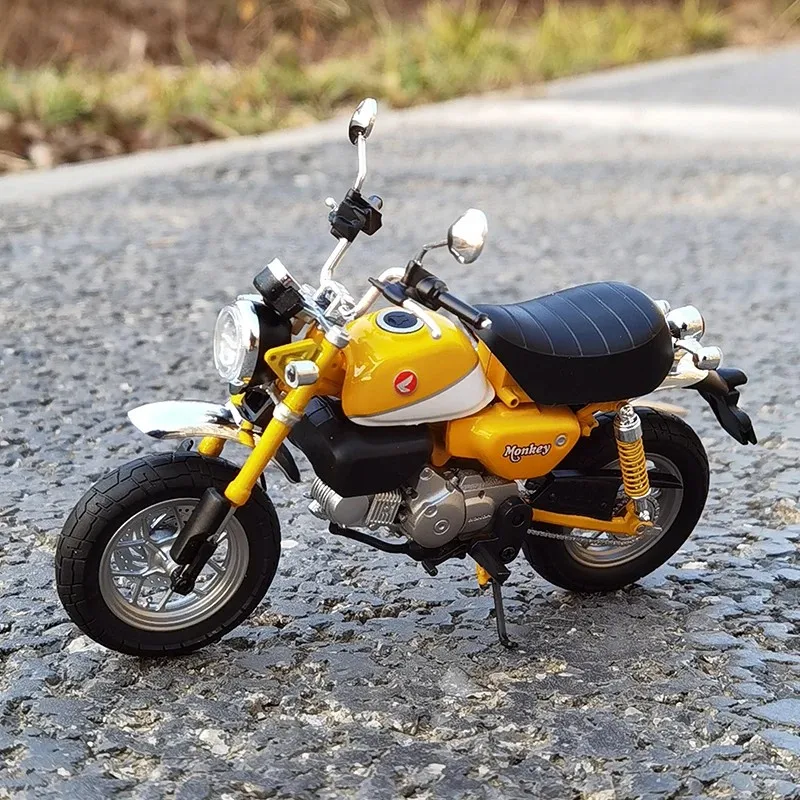 1:12 Honda maymun 125 alaşım motosiklet modeli kalıp döküm oyuncak