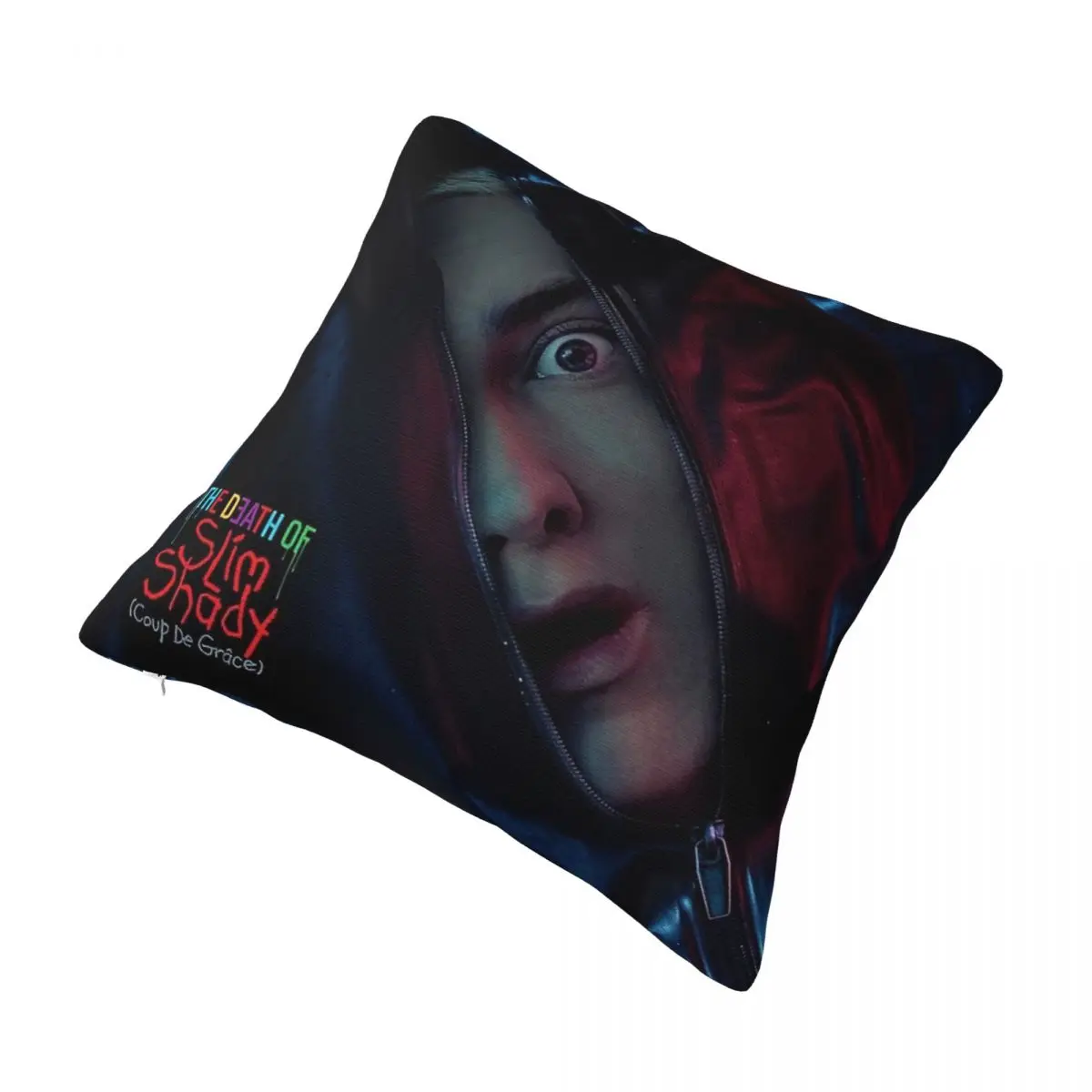 The Death Of Slim Shady Eminem Pillowcase Merch Soft Cushion Cover Decor 2024 New Album Throw Pillow Case Cover Home Multi Size