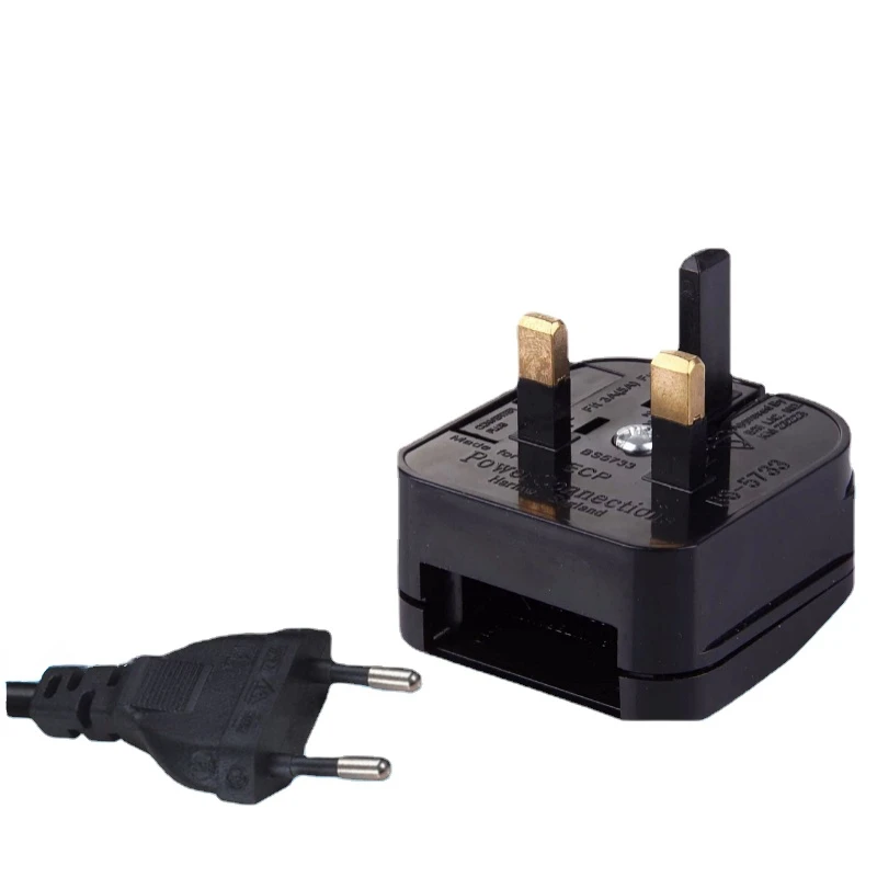 

BS5733 Fused Travel Adapter Europe To UK Singapore Hong Kong Malaysia Conversion Plug Box Type Type-C To Type-G Plug Adapter