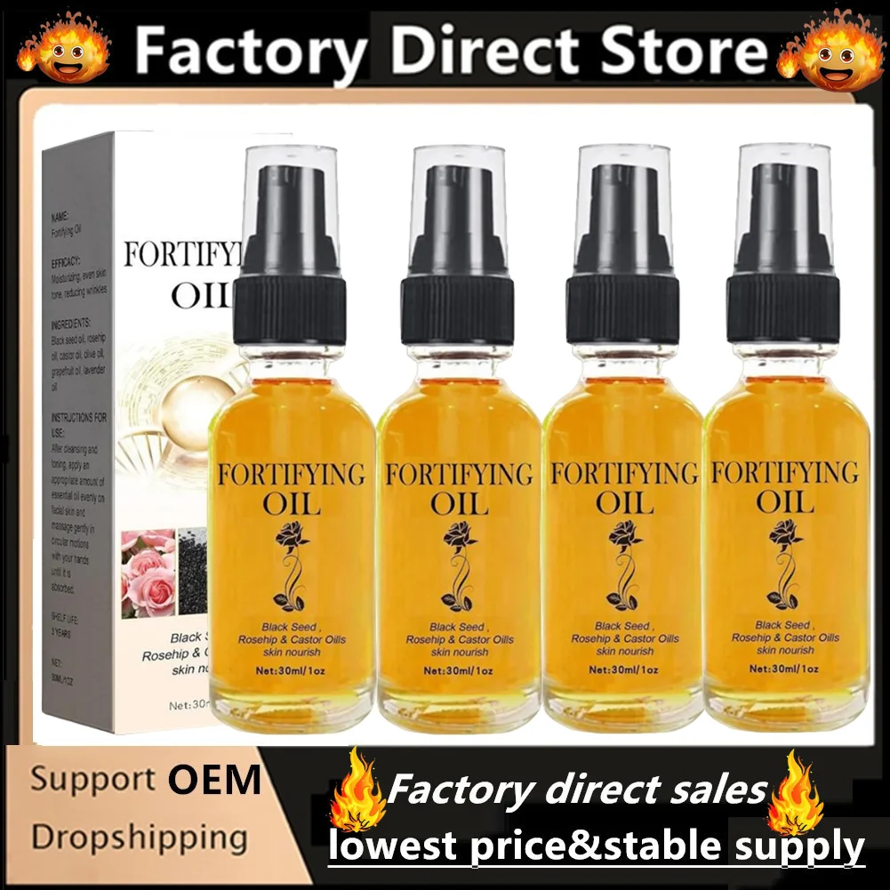 

1/3/5Pcs Rosehip Oil Black Seed Oil And Castor Oil Face Serum Natural Castor Oil Black Seed Oil Face Essence Facial Moisturizer