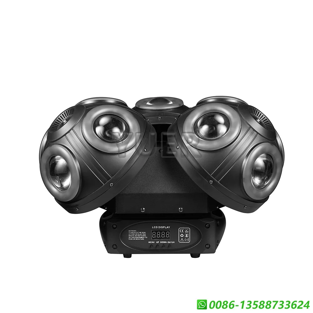 LED Beam 3Heads Moving Head 12x10W LED RGBW With RG Laser Pixel 3in1 Effect Stage Lighting Dj Disco Party KTV Club Indoor Lamp