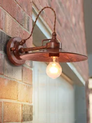 American Vintage Wall Mounted Lamp Waterproof Courtyard Lamp Outdoor Indoor Balcony American Industrial Corridor Wall Light