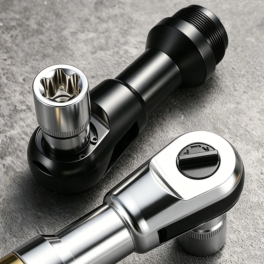 72 Tooth 1/2 Drive Ratchet Wrench Head M28 Thread Bidirectional High Torque Heavy Duty Pneumatic Air Impact Spanner Accessory
