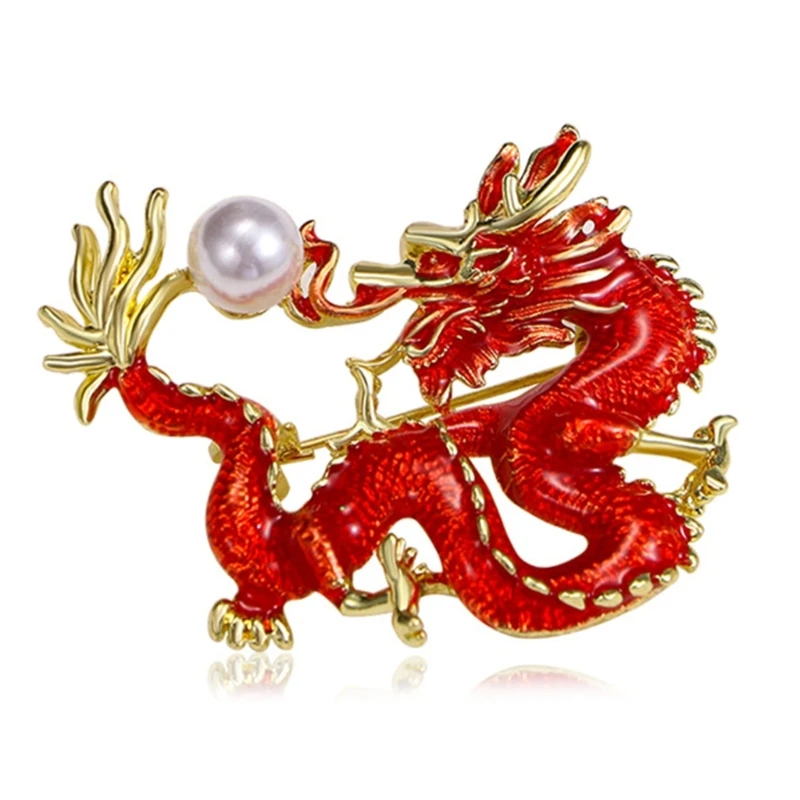 Broche dragão voador esmaltado liga zinco, joia pano dragão na alfinetes corpete, dropship