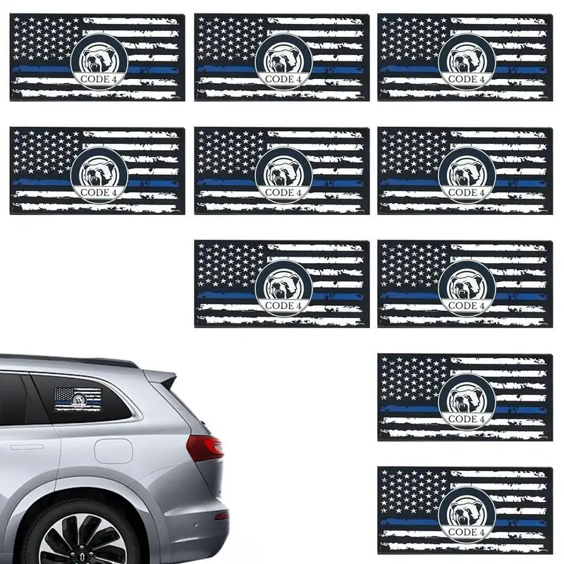 

United State Flag Sticker 10X Country Flag Decal Patriotic Theme Memorial Decal Boat Bumpers Window Sticky Paper 6.7 Inches