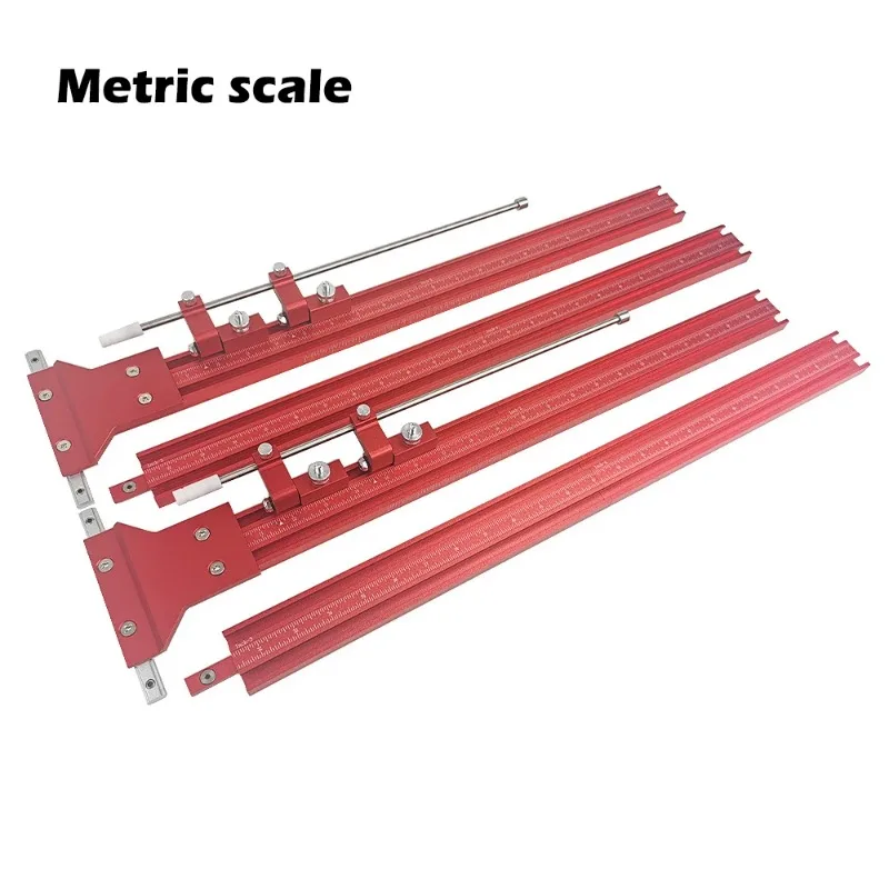 Woodworking specific parallel track electric circular saw cutting board positioning and cutting board auxiliary compatible tool
