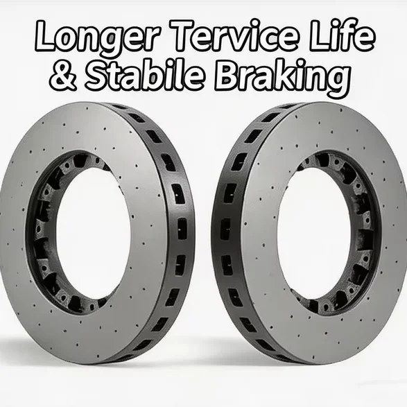 Carbon Ceramic Brake Disc for Porsche Macan Cayenne Panamera BMW Audi