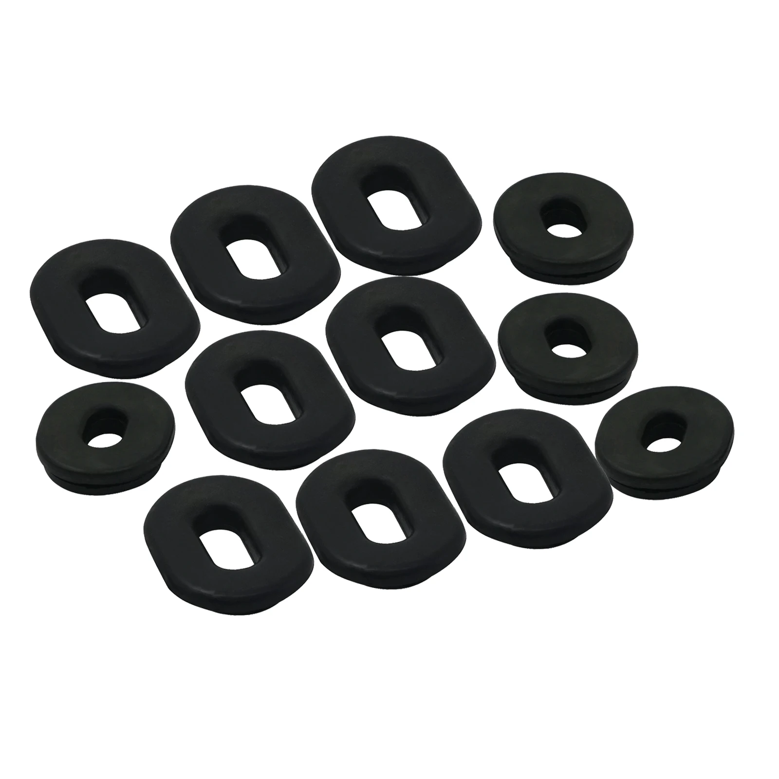 Set of 12 Side Cover Frame Grommets 83551300000 for Honda CB350 CB450 CB500 XL Motorcycles Direct Replacement Parts