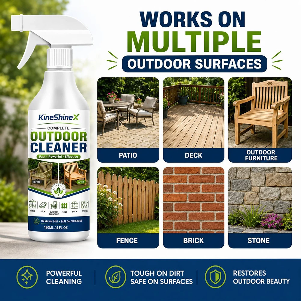 Professional Exterior Surfaces Cleaner Highly Concentrated For Maximum CoveragE Post-winter Exterior Deep Cleaning
