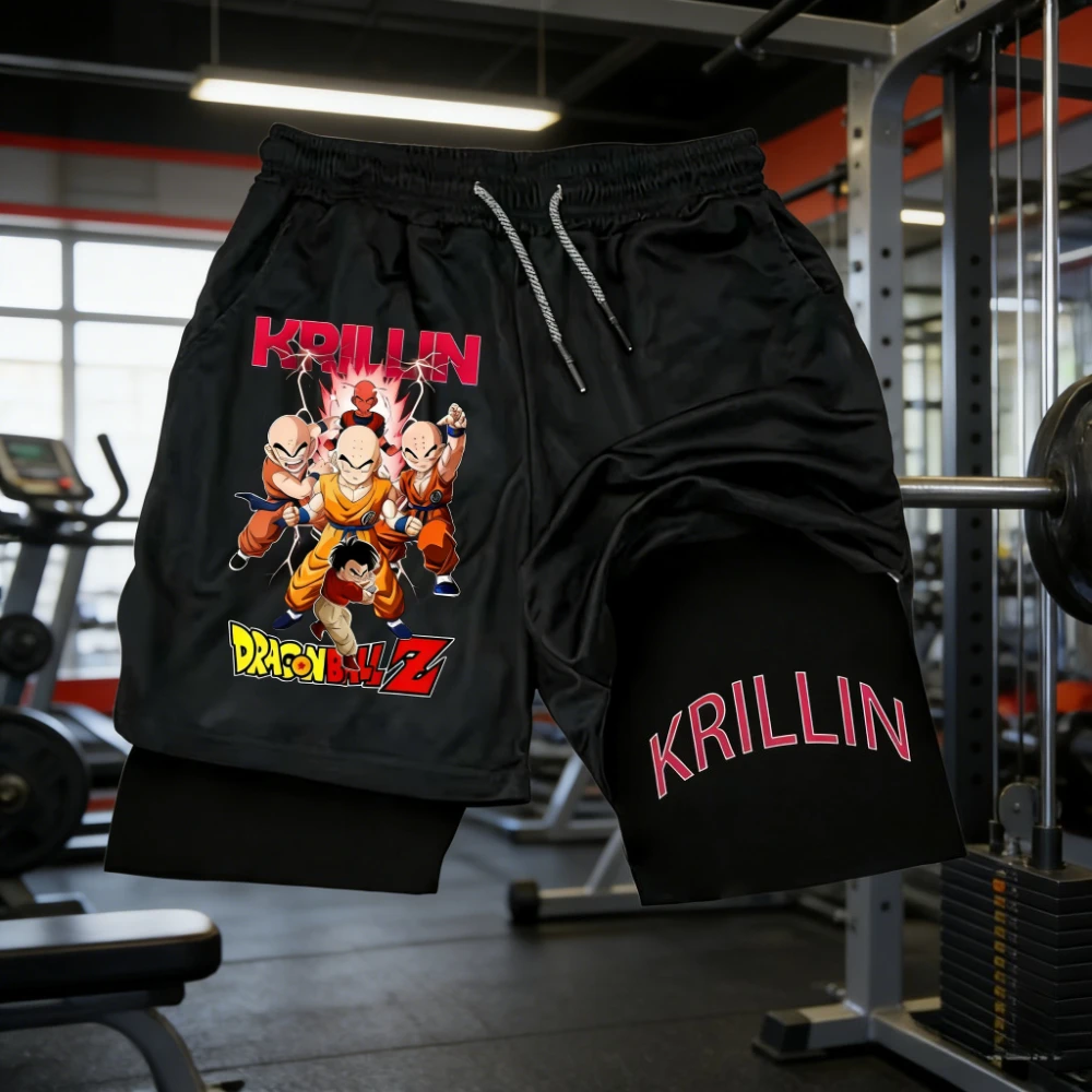 2026 Dragon Ball Anime Herren-Shorts Sommer Streetwear Lässige Fitness Familien-Matching-Outfits Gym-Hosen Trendige Schnelltrocknende Hosen