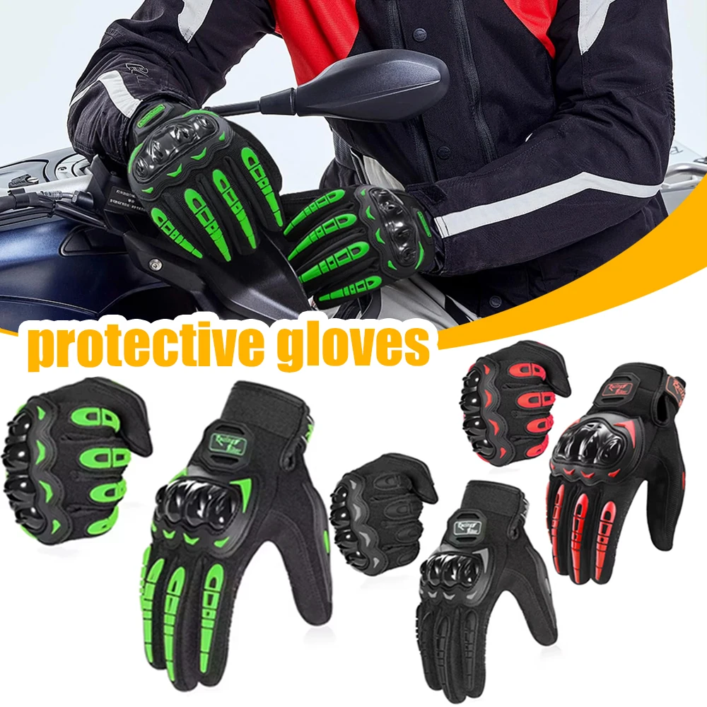 

Full-Finger Outdoor Touchscreen Motorcycle Gloves With Hard Knuckle Touchscreen Tactical Off-Road Motorcycle Gloves Unisex