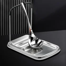 304 Stainless Steel Desktop Pot Lid Storage Bracket Foldable Kitchen Storage Rack Multi-functional Pot Shovel Rack Storage Rack