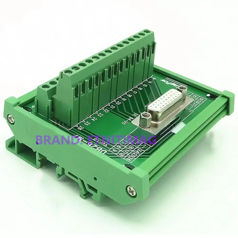 DB26 industrial control automation accessories with shell terminal block, external dimensions 89mm * 85mm * 52mm
