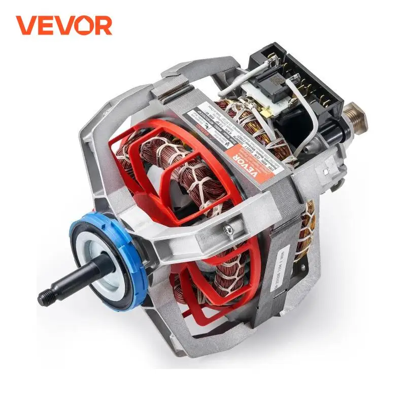 VEVOR 279827 Dryer Drive Motor 1/3HP 1690RPM Compatible with Kenmore Whirlpool Kitchen Aid Roper Dryer Motors Maintenance Parts