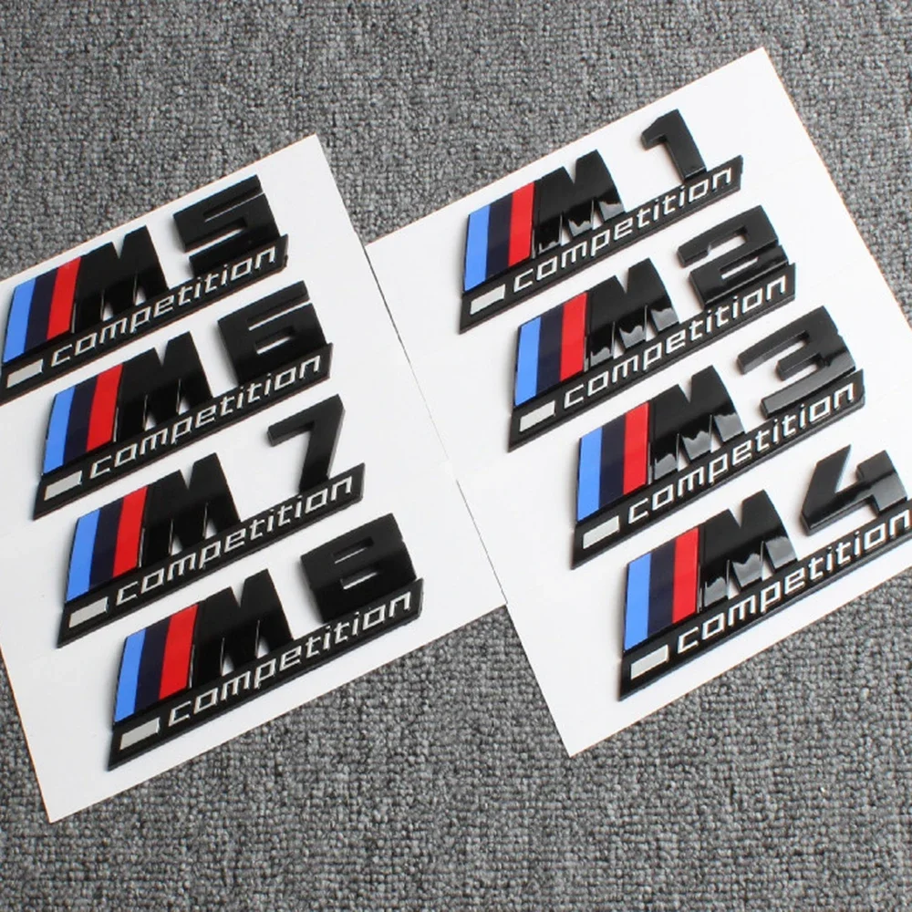 

13*4cm Competition Edition 3D Rear Trunk Emblem Badge Sticker for BMW M1 M2 M3 M4 M5 M6 M7 F20 F30 F80 F82 F87 Car Trunk Sticker