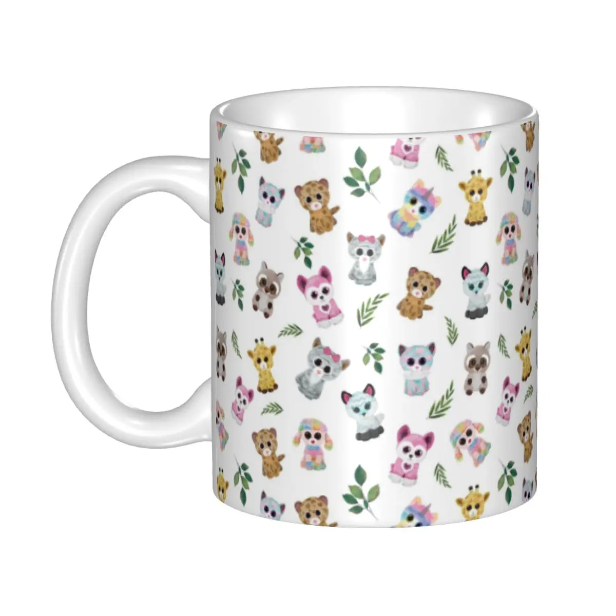 Кружка-бини Boo, забавные керамические кофейные чашки, чайные кружки, чашка для молока, посуда для напитков, подарок для друзей