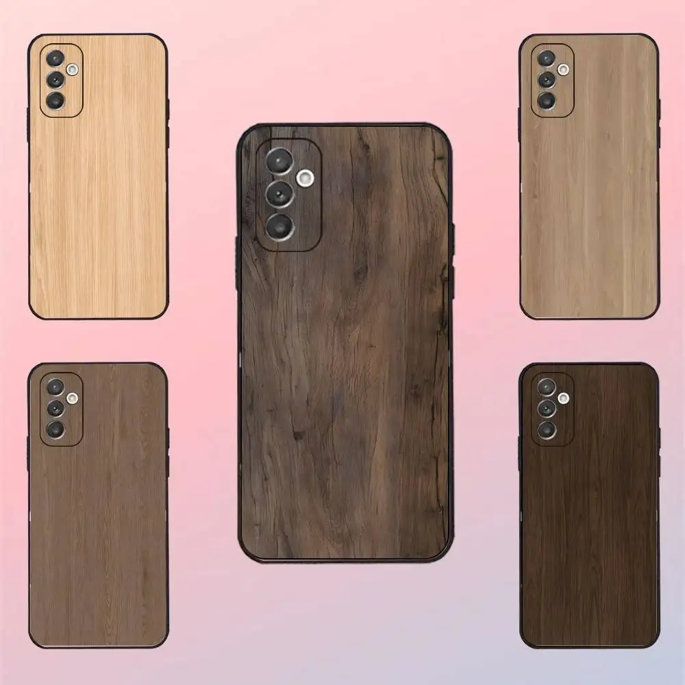 

natural wood texture Case For Samsung S23,S25,S20,S10,S9,S21,S24,S22,Ultra,FE,Plus,Lite,Soft Silicone Black