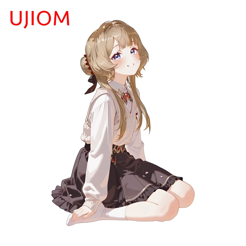 UJIOM Autocollant mural Sandrone, personnage de jeu, fanart Genshin Impact, décalcomanie en vinyle, décoration pour skateboard et planche de surf, articles liés