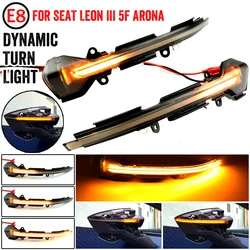 For Seat Leon III MK3 5F ST Ibiza MK5 KJ1 Arona KJ7 LED Dynamic Turn Signal Light Side Mirror Indicator Sequential Blinker Lamp