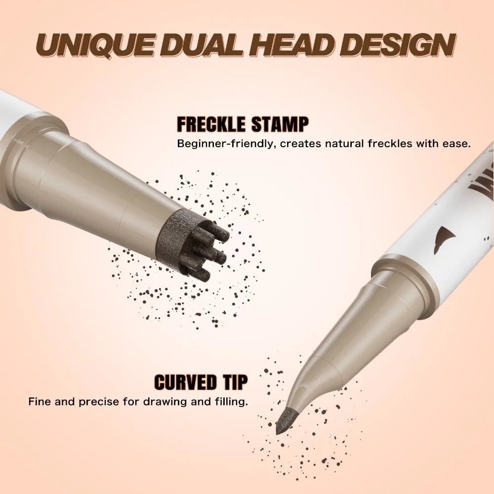 Longlasting Color Facial Freckle Stamp Eyeliner Pen Suitable for Beginners Quick-dry Natural Simulation Freckle Pen Face Makeup