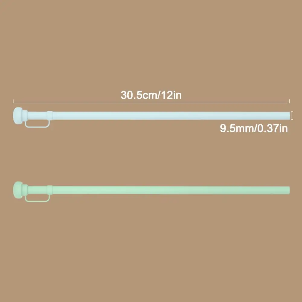 Reusable Silicone Straws With Straw Cover Large Diameter Straw Long Straw Water Bottle for 40 oz 30 oz Cup Tumbler