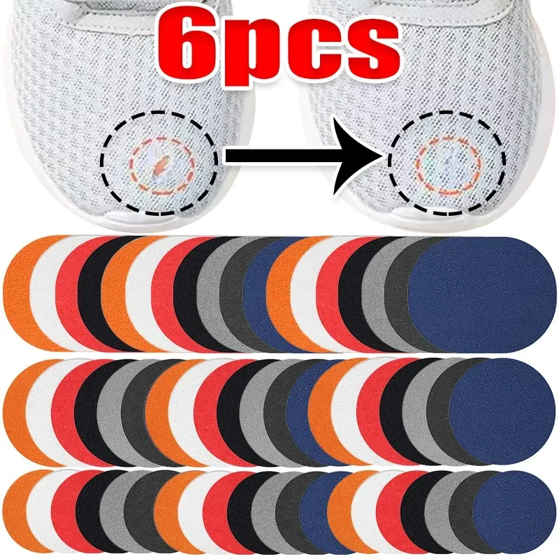 New Shoe Holes Repair Patch Convenient Microfiber PU Leather Sneakers Repair Sticker Multicolor Simple Damaged Shoes Mend Paster