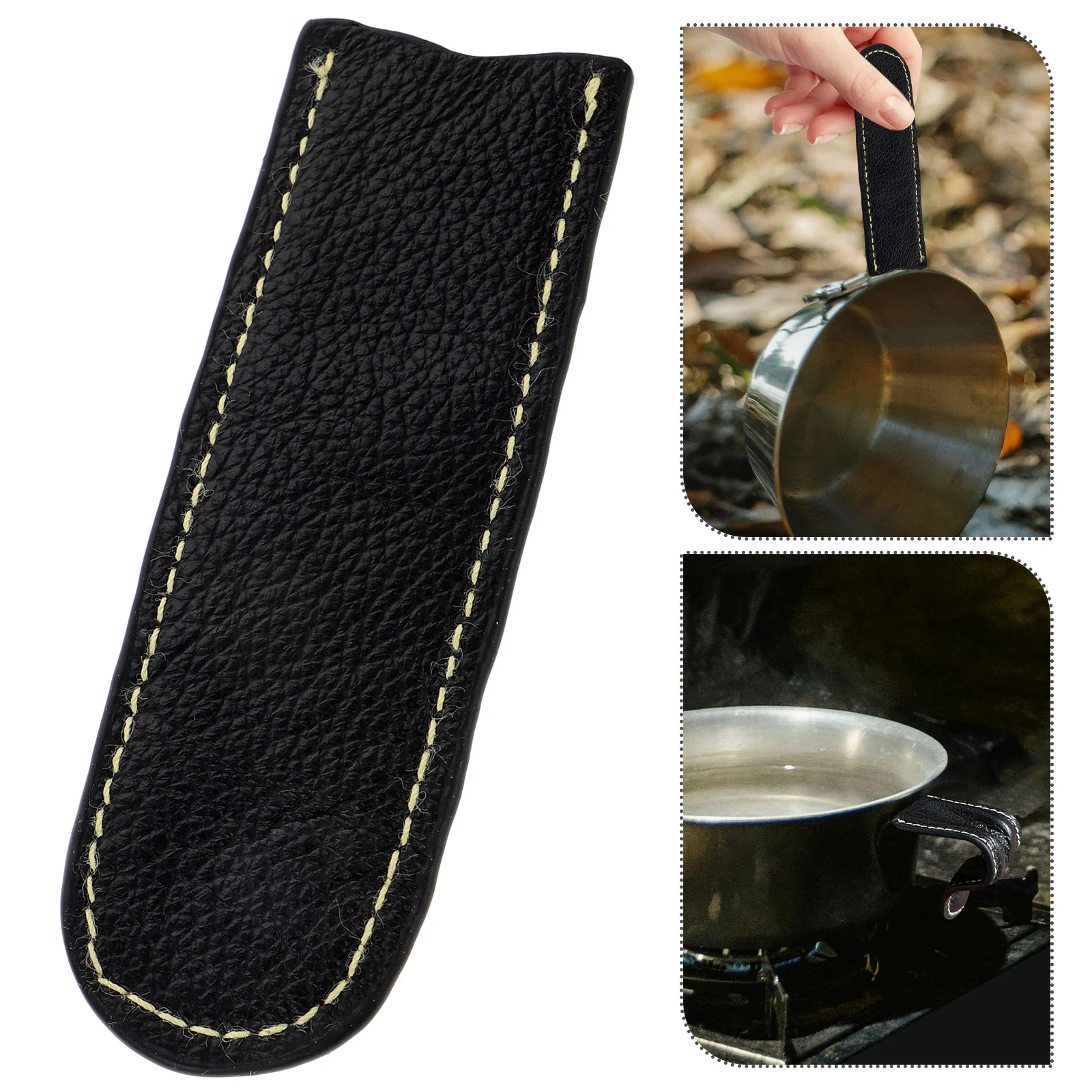 

Camping Cup Handle Sleeve Heat Resistant Anti Scalding Non Slip Bowl Handle Cover for Camping Cookware Grip Protection