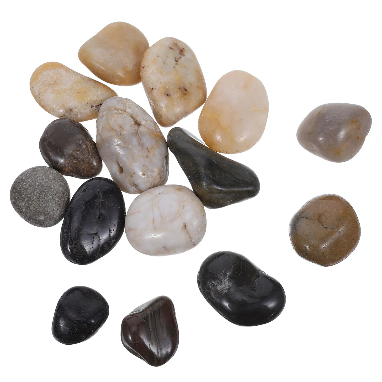 Garden Stones Aquarium Decorative Fish Tank Rocks Landscaping Halloween Christmas Flower Pot Stone Flower Pot Stones 1SET