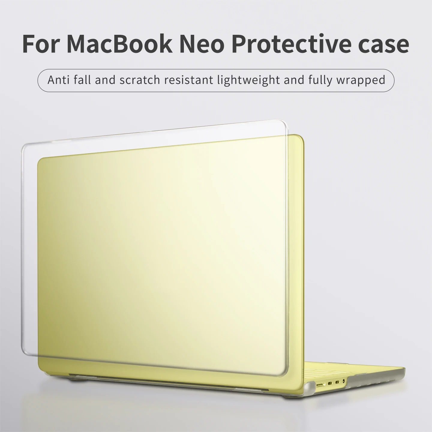 

Laptop Case For MacBook Neo 13 inch Laptop Hard Case Match Adapt to Official Color Matte Colored Shell Anti Stratch for A3404