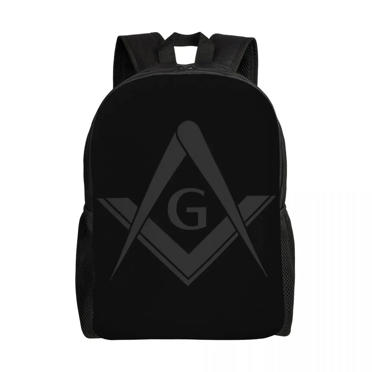 

Custom Freemason Symbol Backpacks for Girls Boys Masonic Mason Freemasonry College School Travel Bags Women Men Bookbag