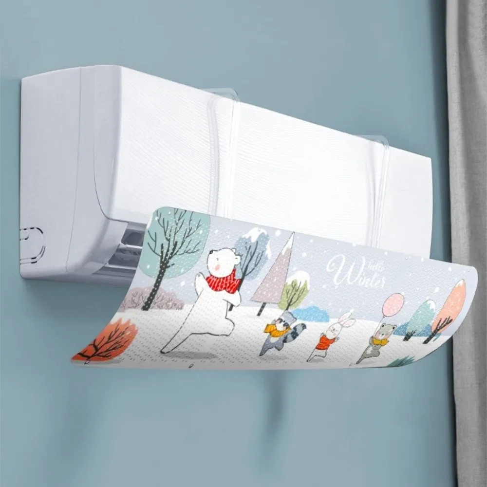 Universal Air Conditioning Wind Shield Anti Direct Blowing Blow-Proof Outlet Baffle Adjustable Deflector Air Conditioner Outlet