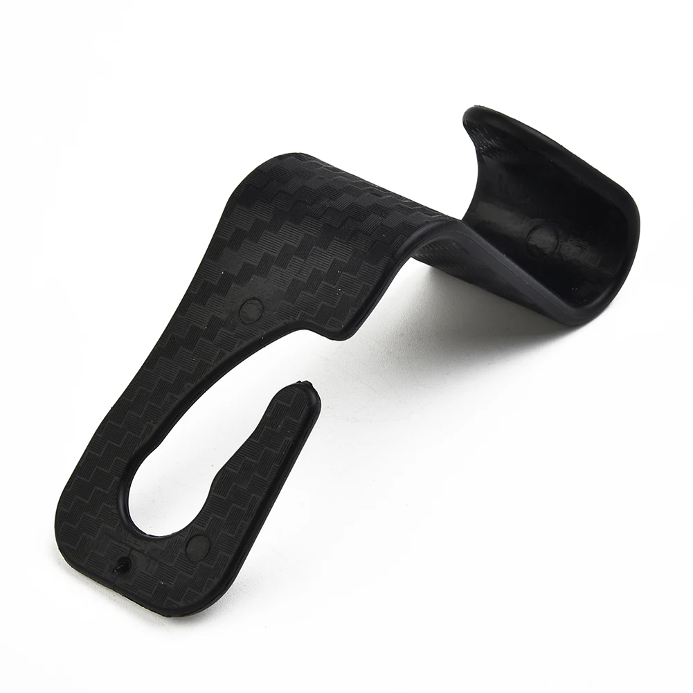 Car Interiors Hook Storage Hook Carbon Fiber Headrest Hooks Plastic Bags Replacement Seat Organizer Hanger 2pcs