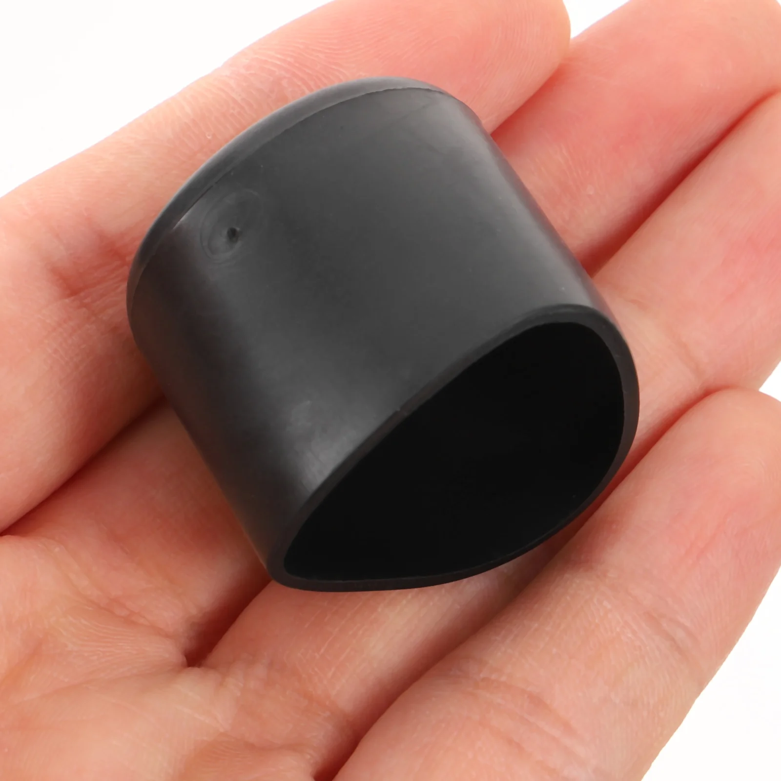 

20pcs 25mm PVC Soft Covers Black Furniture Leg Protectors Chairs Tables Shock Absorbing Noise Reduction Floor Socks Pads Rubber